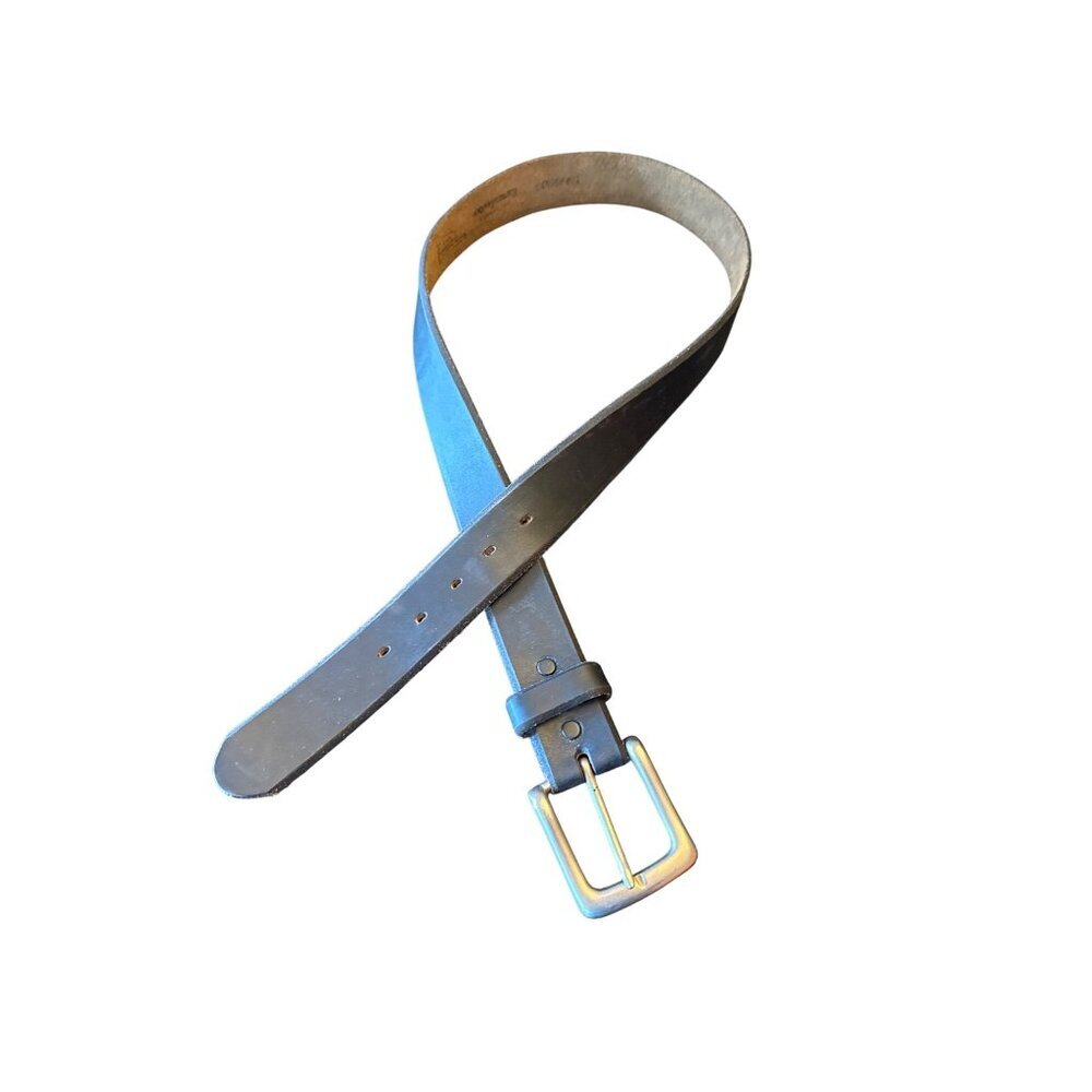 Oil‎ Tanned Harness Leather Belt With Silver Buckle Western Cowboy Equestrian